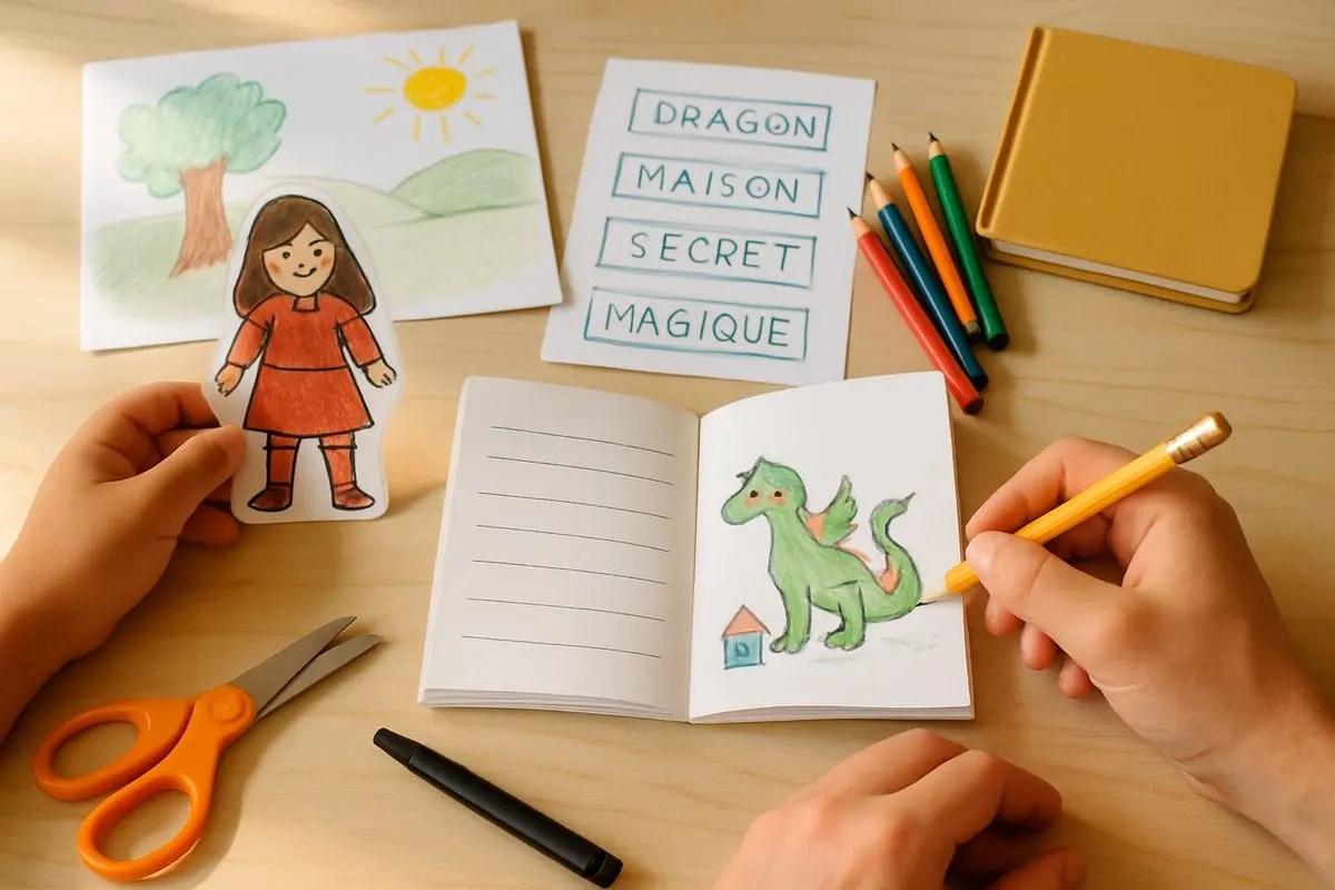 Jeux pour inventer des histoires : photo d'illustration